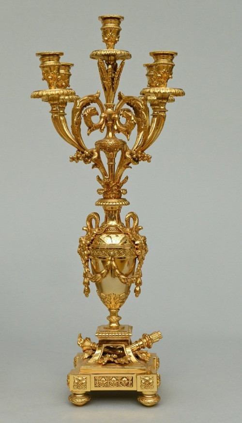 Garniture De Cheminée De Style Louis XVI