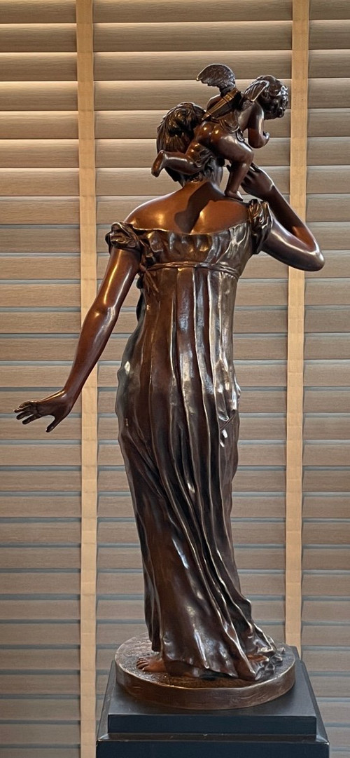 Elegant In Bronze XIX Siecle Er. Bisson