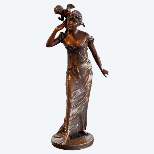 Elegant In Bronze XIX Siecle Er. Bisson