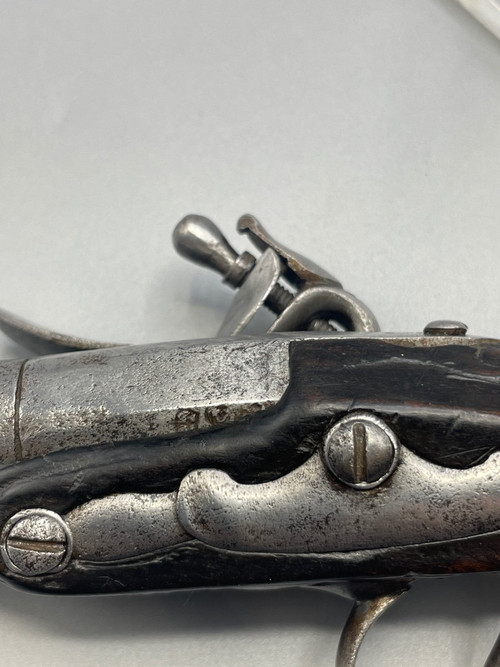 Pistolet De Voyage D’époque Louis XV