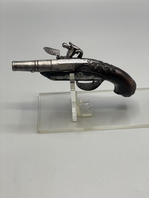 Pistolet De Voyage D’époque Louis XV