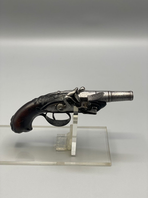 Pistolet De Voyage D’époque Louis XV