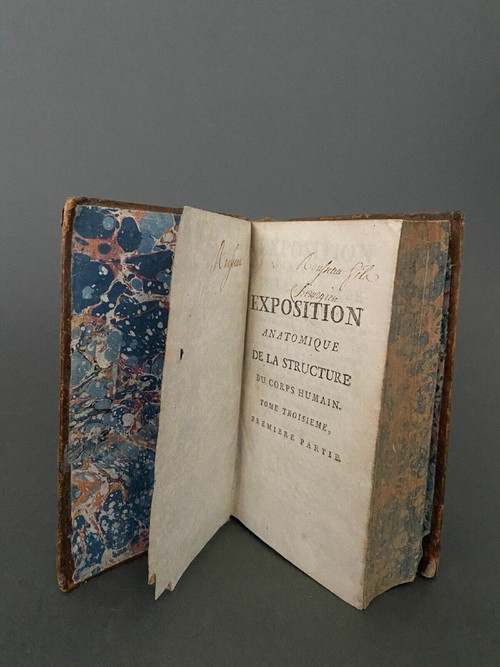 4 volumes Exposition Anatomique de la Structure du Corps Humain 1775