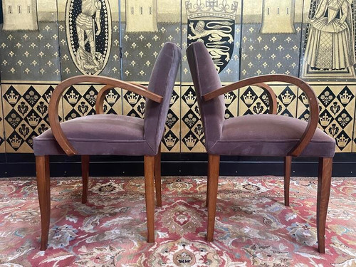 Pair of Bridges armchairs