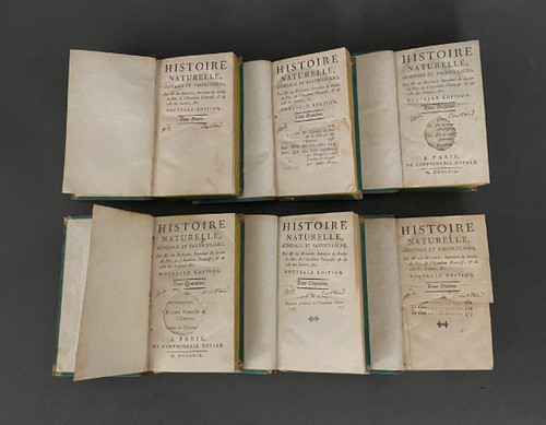 13 volumes Histoire Naturelle Générale et Particulière Buffon Imp. Royale