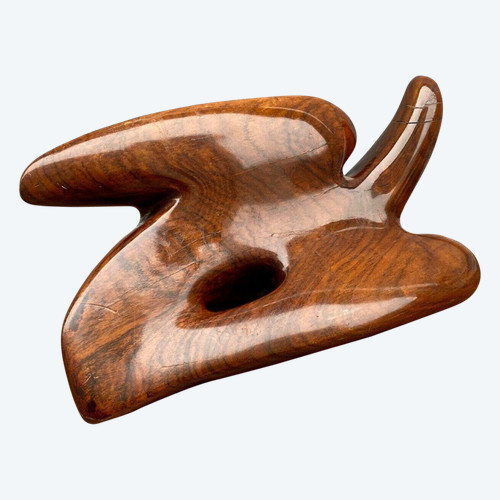 Modernist free-form wooden sculpture 1960