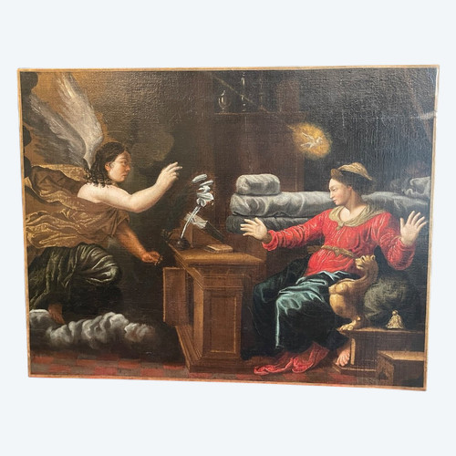 Oil on canvas "The Annunciation