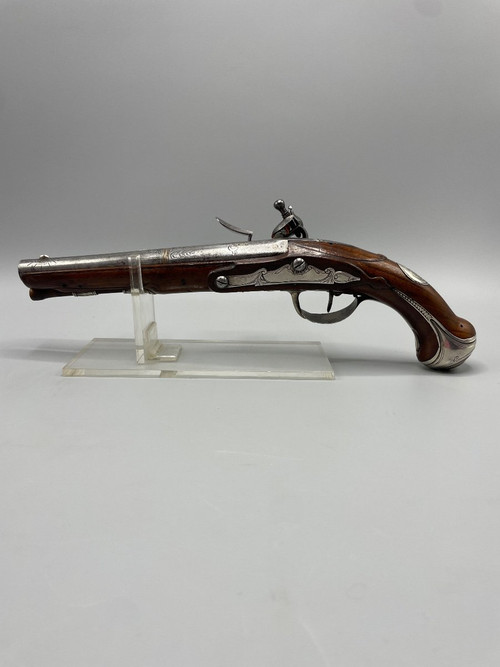 Fine Pair Of Louis XVI Period Flintlock Pistols