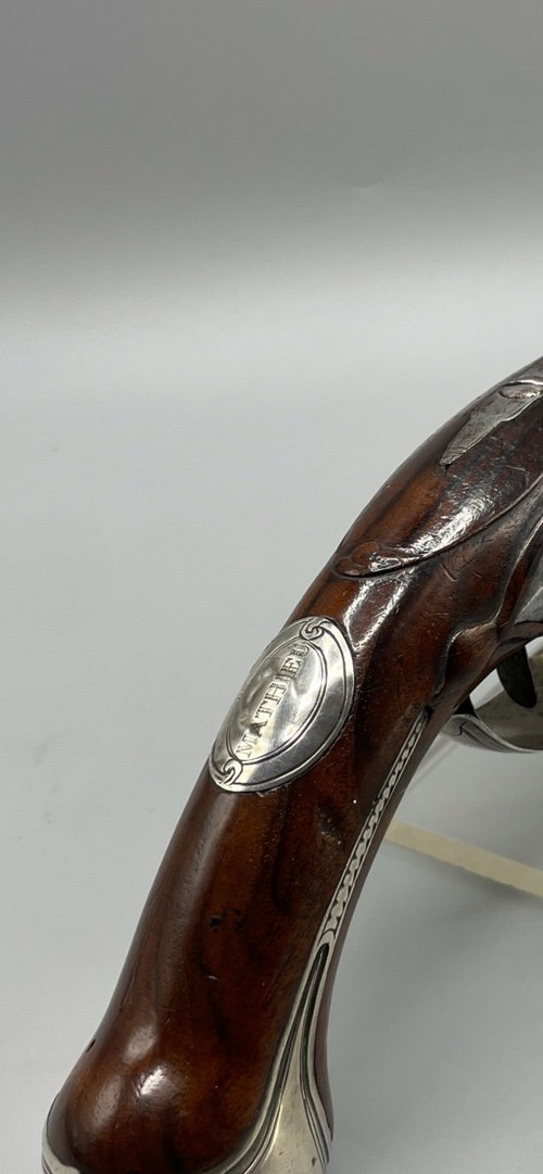 Fine Pair Of Louis XVI Period Flintlock Pistols