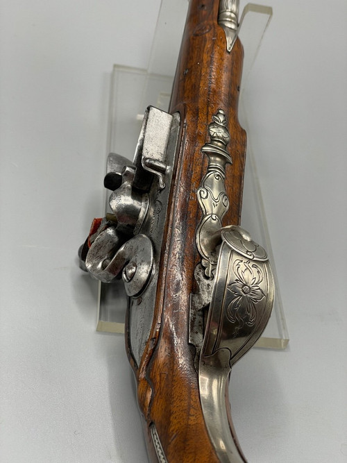 Fine Pair Of Louis XVI Period Flintlock Pistols