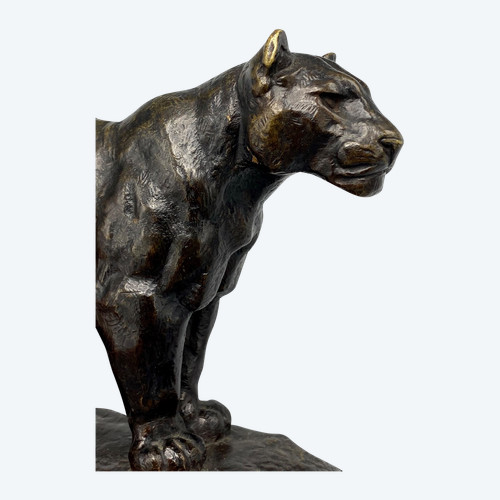 STEHENDER JAGUAR, NACH EINEM MODELL VON ANTOINE-LOUIS BARYE (FRANZÖSISCH, 1796-1875) Frankreich, um 1880