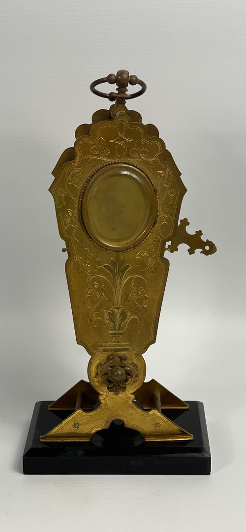 Picture Frame Representing A Fan-Shaped Fireplace Screen Napoleon III period