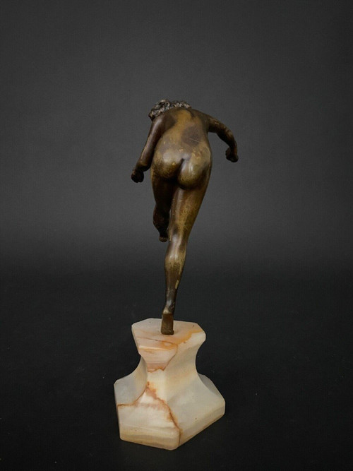 Danseuse en bronze par Claire Jeanne Roberte Colinet Art déco jongleuse