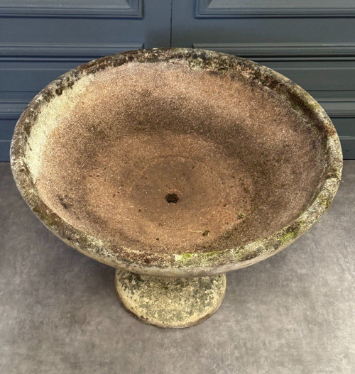 Diabolo cement planter by Willy Guhl 20th century