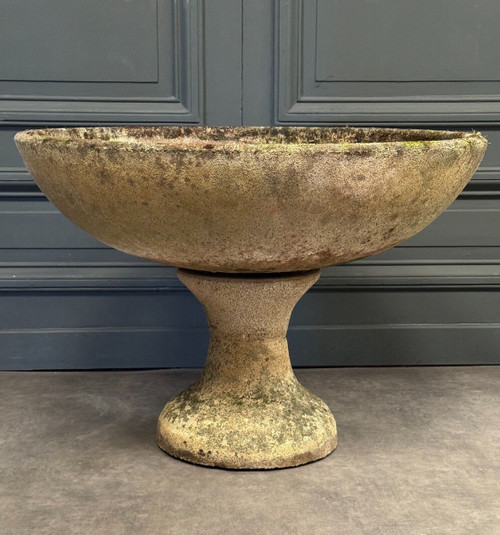 Diabolo cement planter by Willy Guhl 20th century