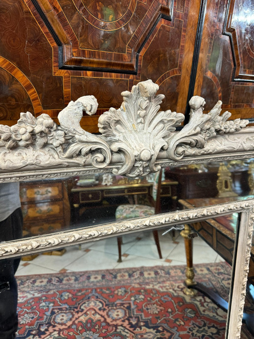 PAIRE DE MIROIRS A PARECLOSES LOUIS XV