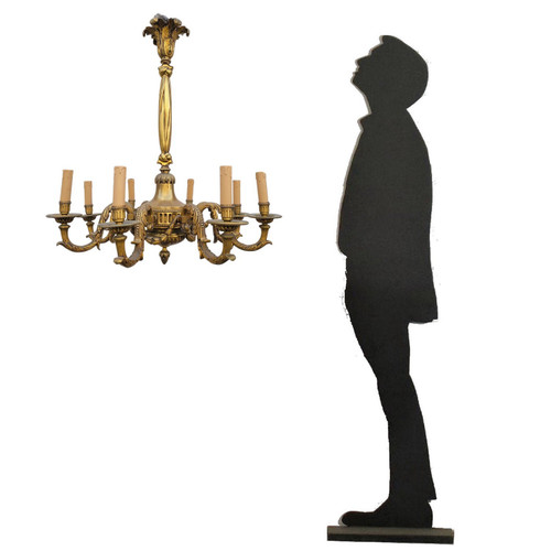 Louis XVI Style Bronze Chandelier, 20th Century