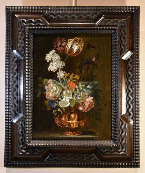 Jacob Van Huysum (amsterdam, 1687 - London, 1746), Still Life With Flowers