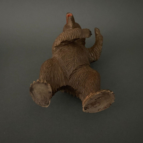 Carved wooden bear Black Forest 1900