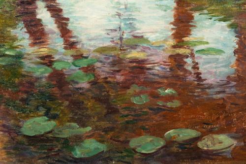 Paul-Édouard Crébassa (1864-1912) - Water lily river