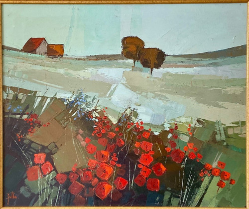 Roger Keiflin (né En 1949), Tableau "Maison Aux Coquelicots"