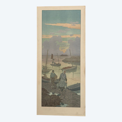 Lithograph by Henri Rivière La Féérie des Heures - Le Crépuscule