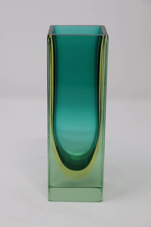 Petit Vase en Verre attribué à Flavio Poli pour Seguso, 1970s