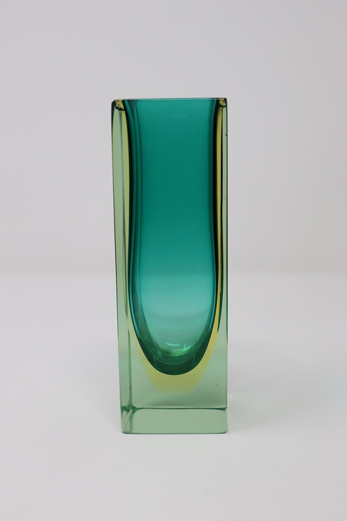 Petit Vase en Verre attribué à Flavio Poli pour Seguso, 1970s