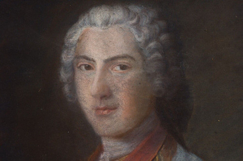 Portrait de Louis Ferdinand de France d'après M. Quentin de La Tour XVIIIe