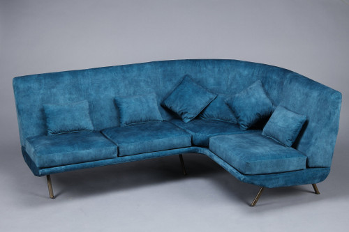 Corner sofa by Marco Zanuso (1916-2001), published by Arflex