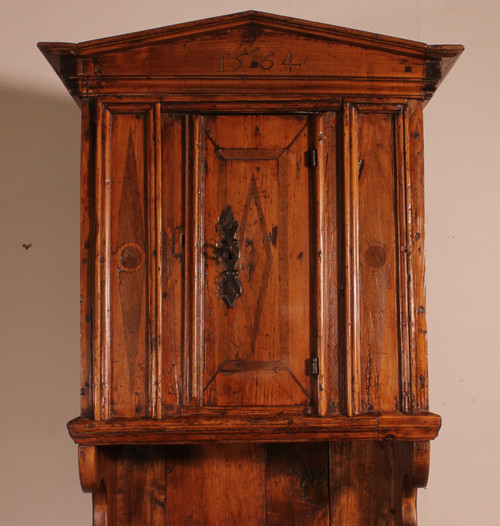 Small Swiss Dresser Cabinet Dated 1564