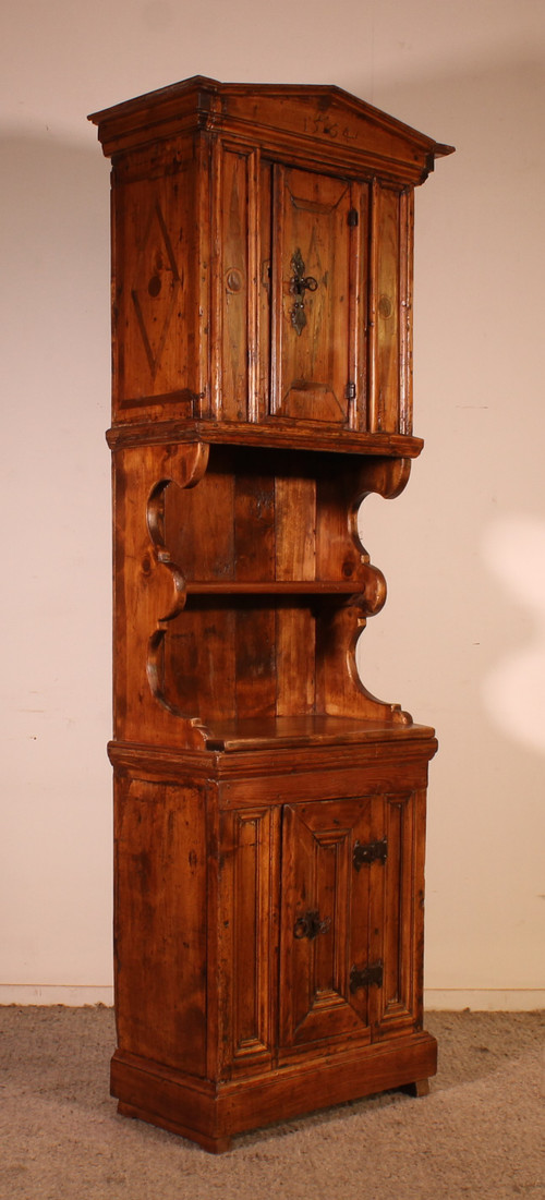 Small Swiss Dresser Cabinet Dated 1564