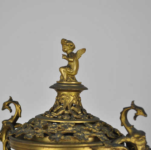 Att Maison Giroux, Bronze Covered Cup, 19th Century