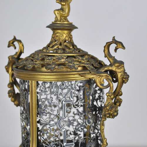 Att Maison Giroux, Bronze Covered Cup, 19th Century