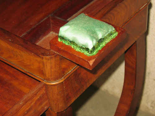 Empire style work table in Cuban mahogany, mid-19th century