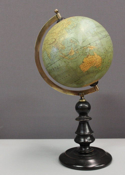 Terrestrial Globe by Vivien De Saint Martin Circa 1880