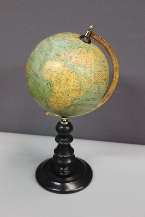 Terrestrial Globe by Vivien De Saint Martin Circa 1880