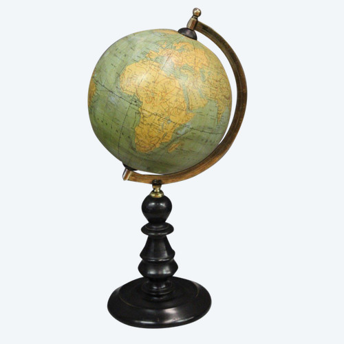 Terrestrial Globe by Vivien De Saint Martin Circa 1880