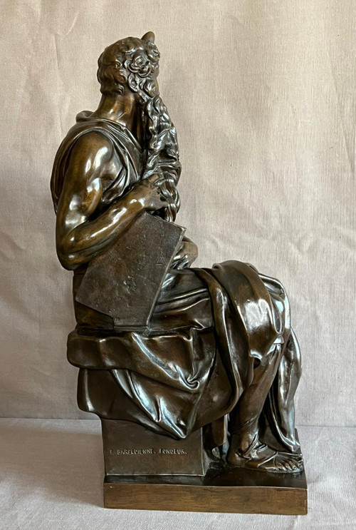 Bronze sculpture Moise F. Barbedienne 19th century