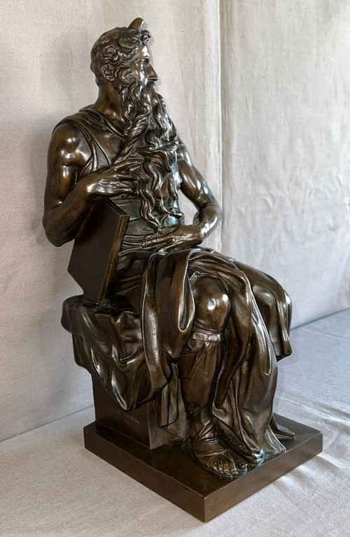 Bronze sculpture Moise F. Barbedienne 19th century