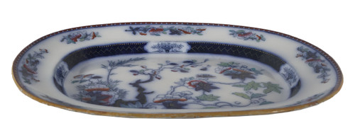  Grand plat en porcelaine Copeland 1860-1880