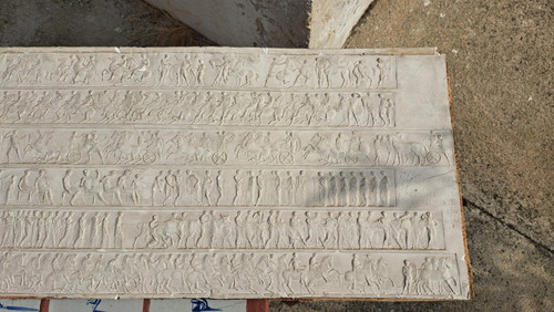 Plaster frieze from the Parthenon in Rome, early 20th century