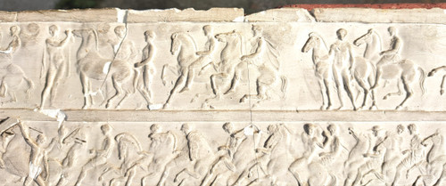 Plaster frieze from the Parthenon in Rome, early 20th century