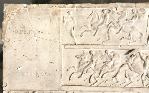 Plaster frieze from the Parthenon in Rome, early 20th century