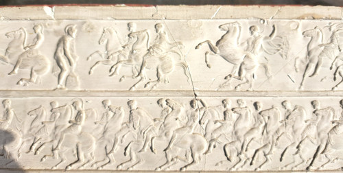 Plaster frieze from the Parthenon in Rome, early 20th century