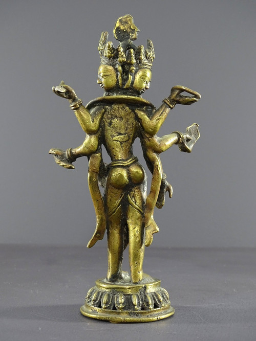 Sino-Tibetan Art, Mid-20th Century, Statue Of The Goddess Avalokiteshvara, Bodhisattva.