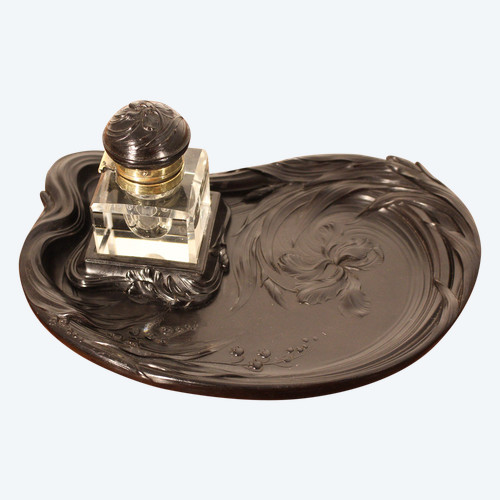 Art Nouveau inkwell