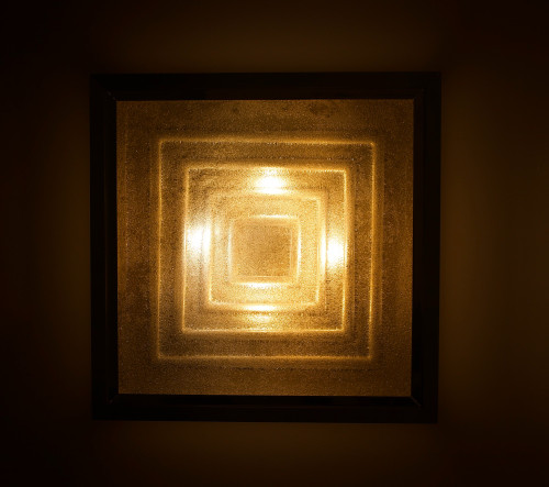 Lampada da soffitto quadrata "Hollywood Glam", Stéphane Davidts & WKR.