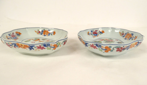 Paire Coupelles Porcelaine Limoges Raynaud Modèle Puiforcat Kiang She XXè