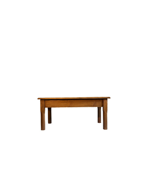 Low chestnut coffee table 1900